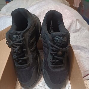 Fila Black Mesh Sneakers